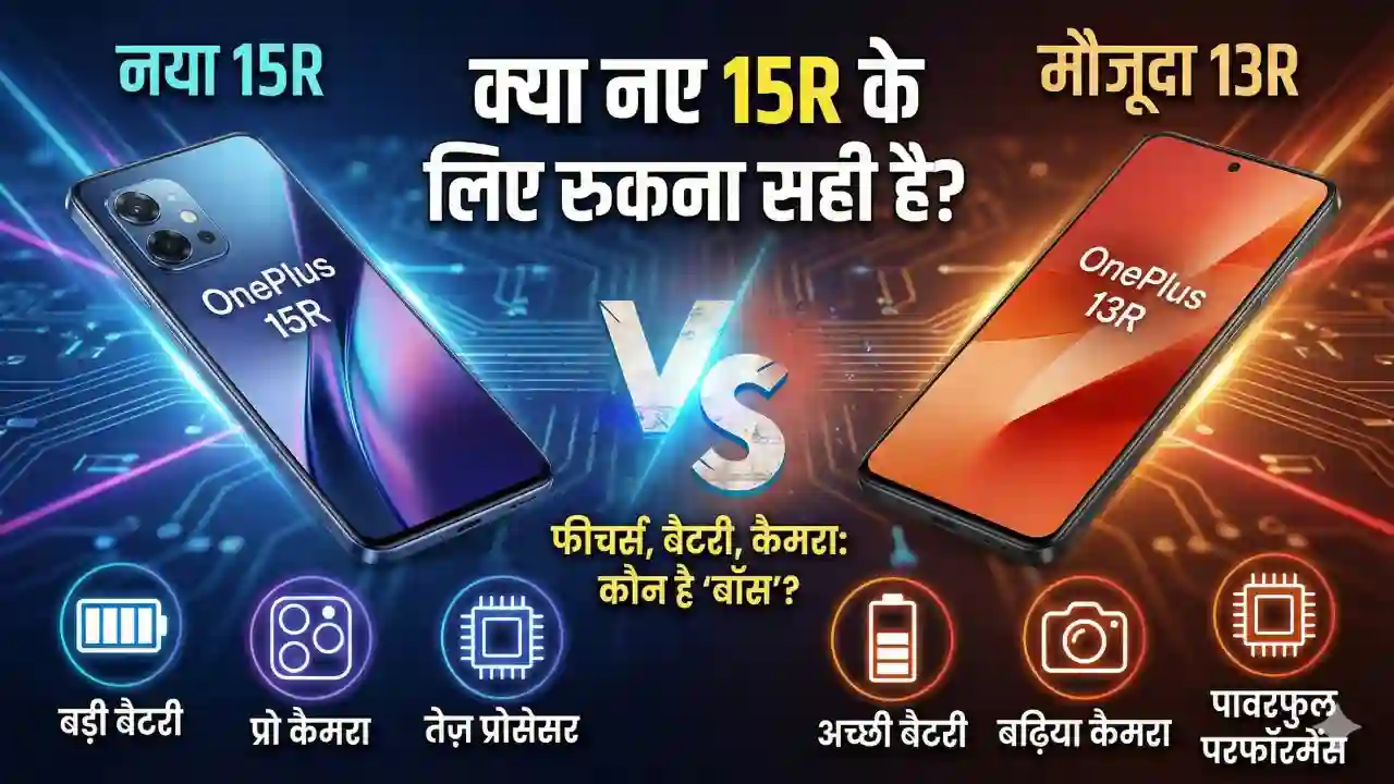 OnePlus 15R vs OnePlus 13R