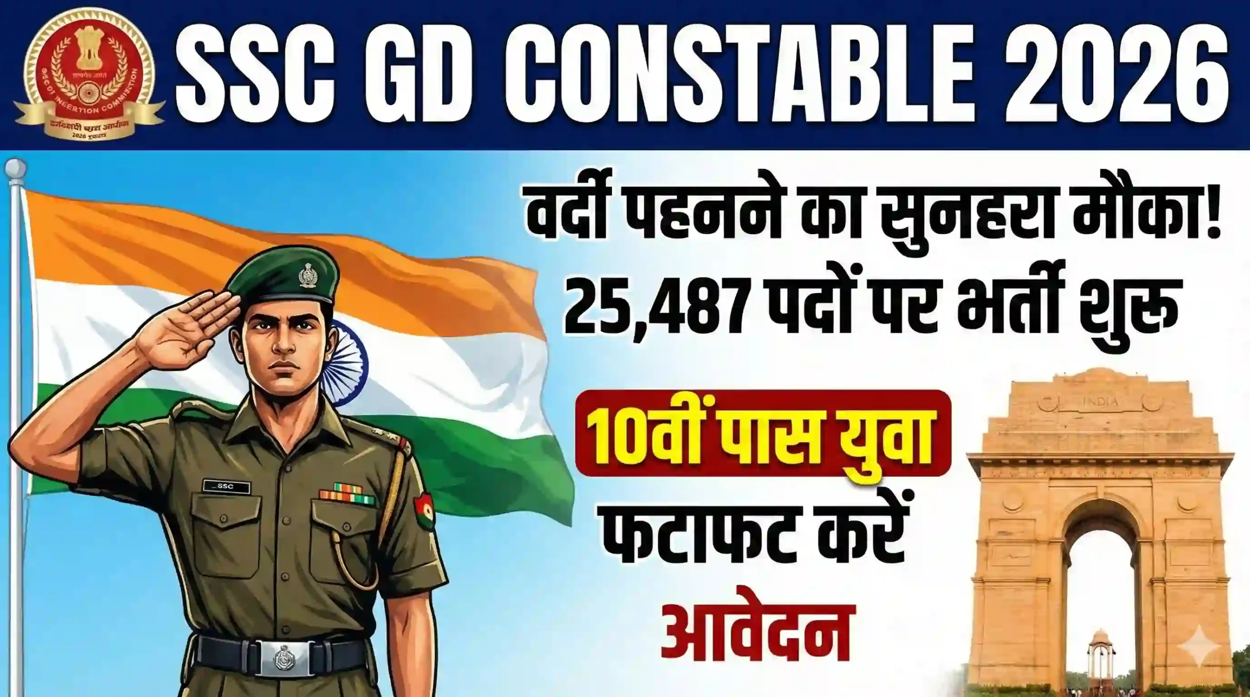 SSC GD Constable 2026 Notification